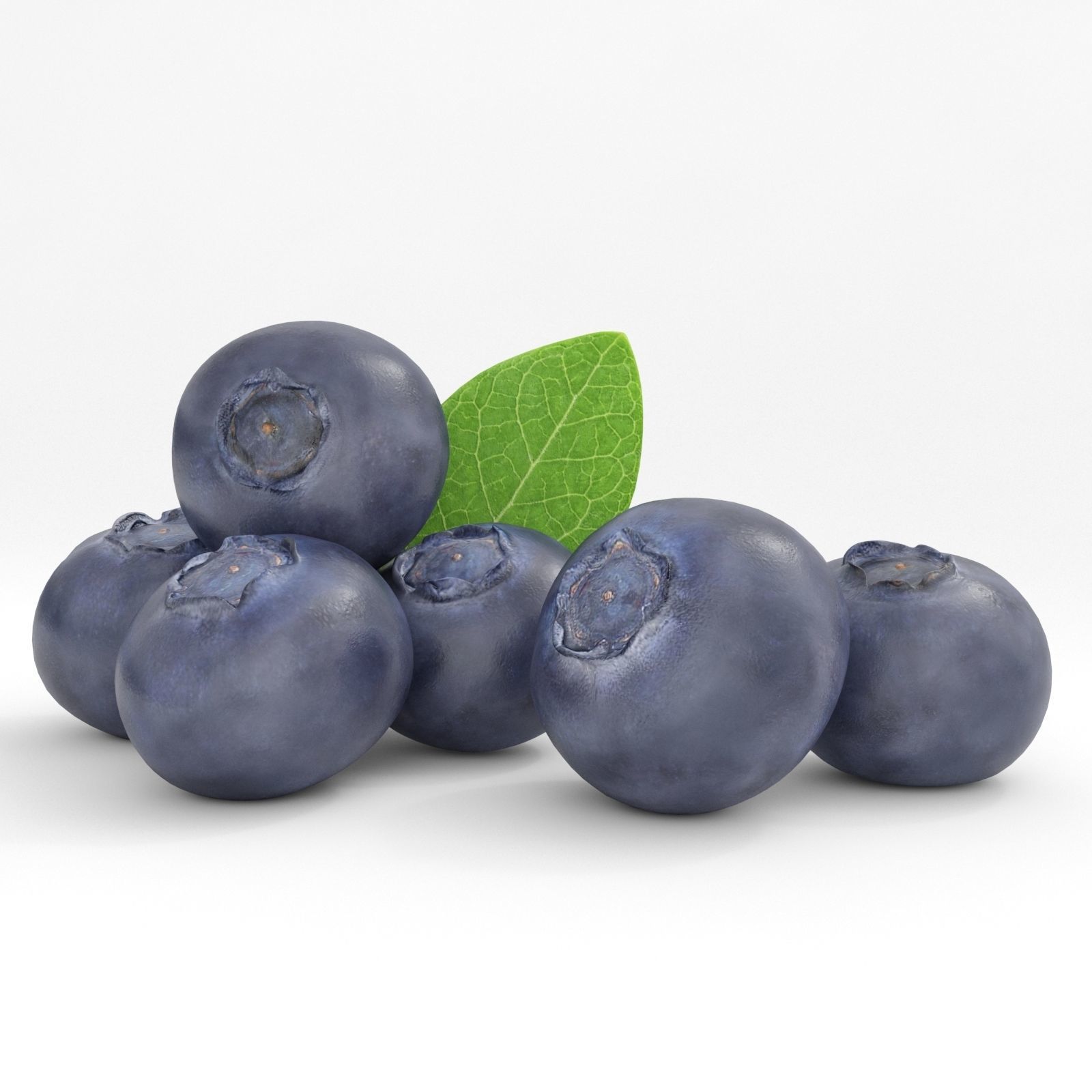 Blueberries 3D model_1