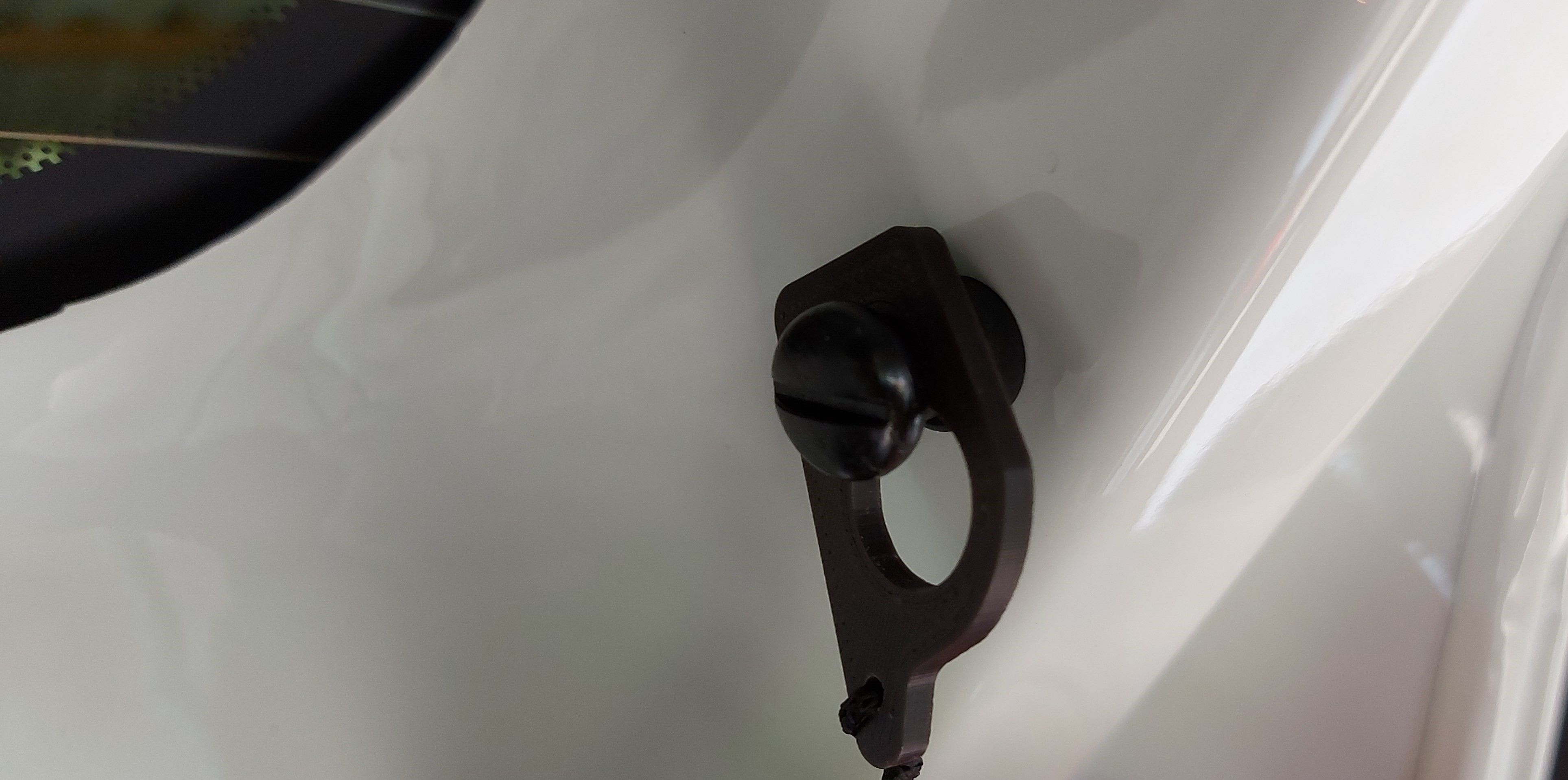 Car Mounting hook Car cover strings end 3D print model_2