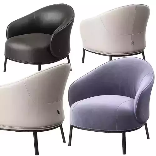 Botanic armchair by Natuzzi 3D model
