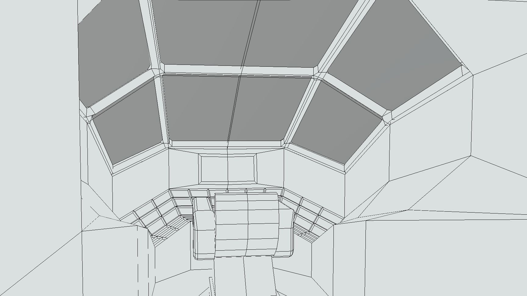 IF-420 Interceptor Fighter Low-poly 3D model_9