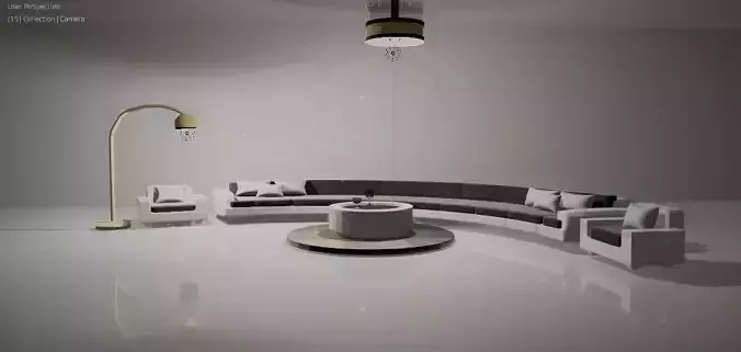 Simple Living Room Interior