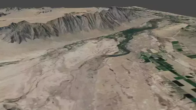 Esstrella Mountains  3D model