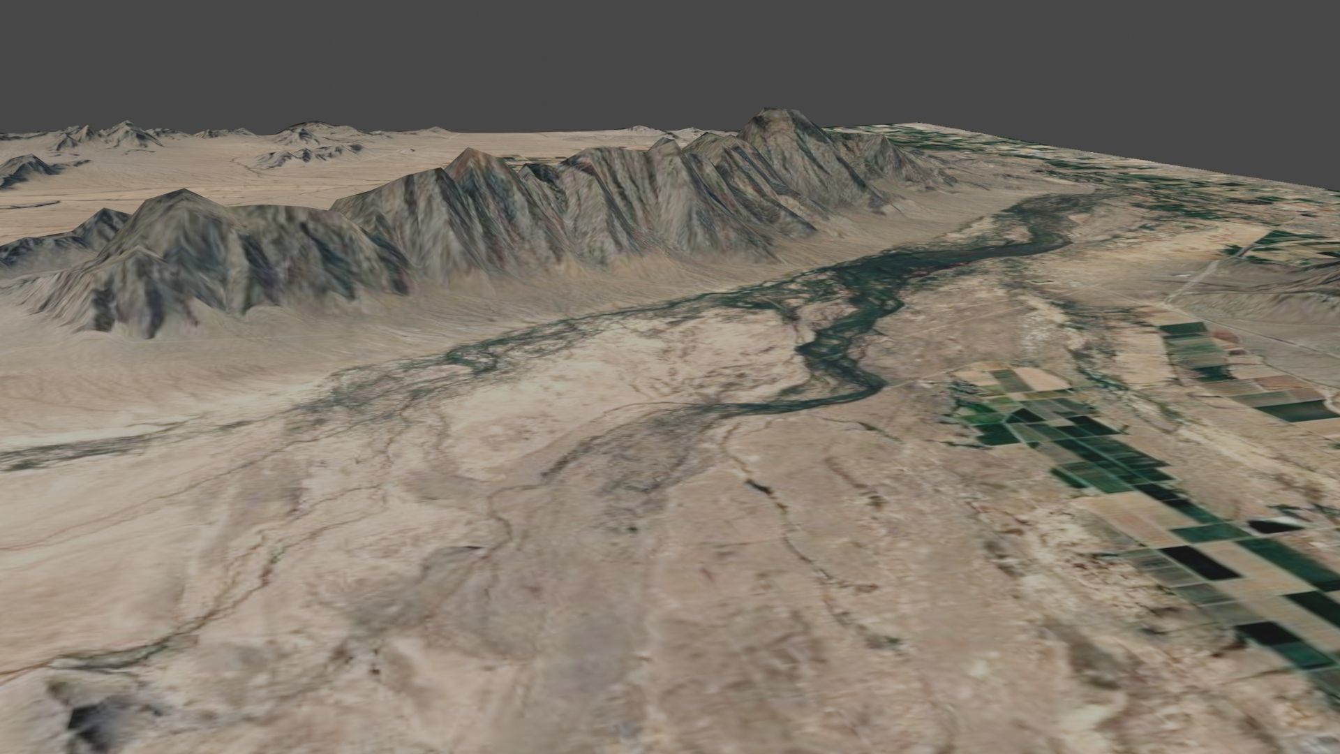 Esstrella Mountains 3D model_2