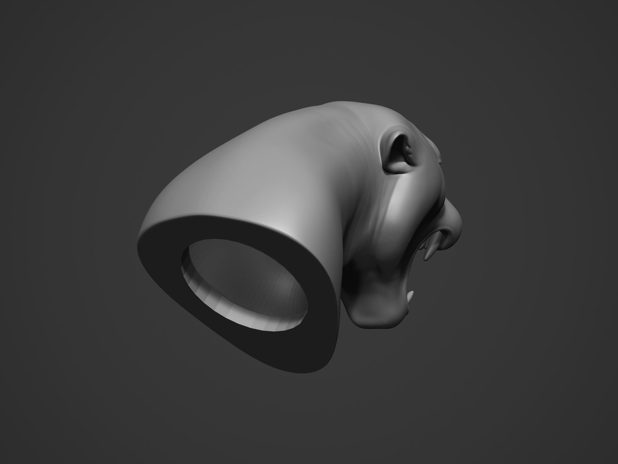 Jaguar Ferocious Expression 3D print model_14
