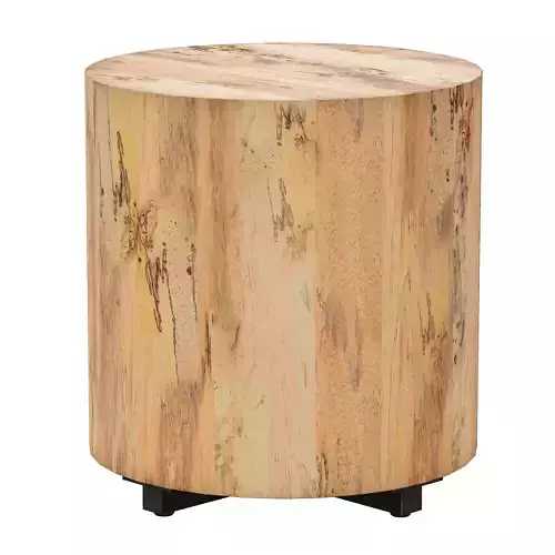 Dillon Spalted Primavera End Table Crate and Barrel 3D model