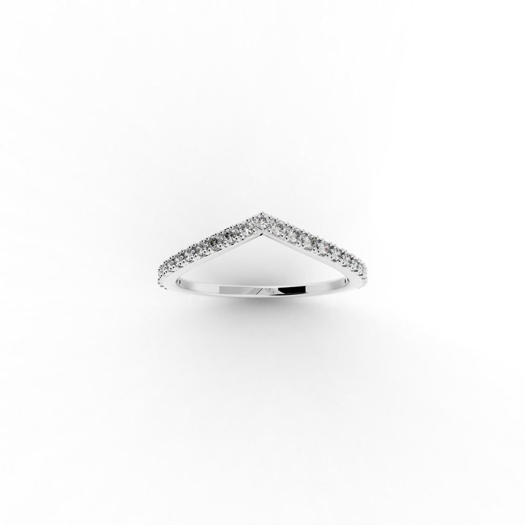 Light Modern Diamond Ring Soft 3D print model_1