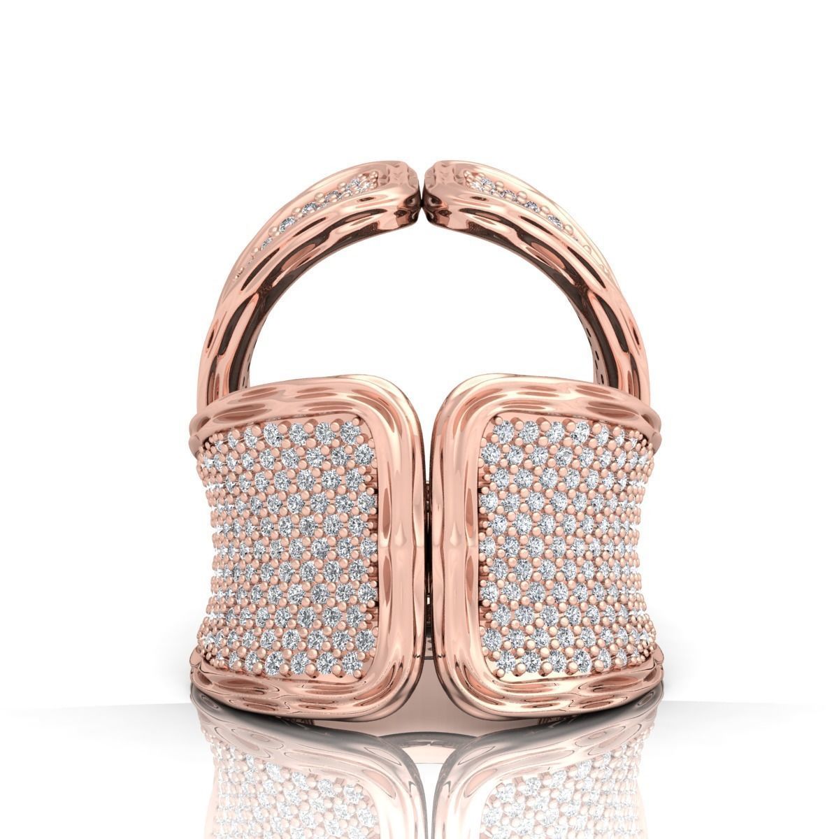 Heavy Mans Ring  3D print model_12