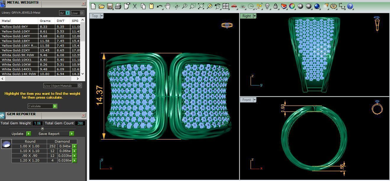 Heavy Mans Ring  3D print model_6