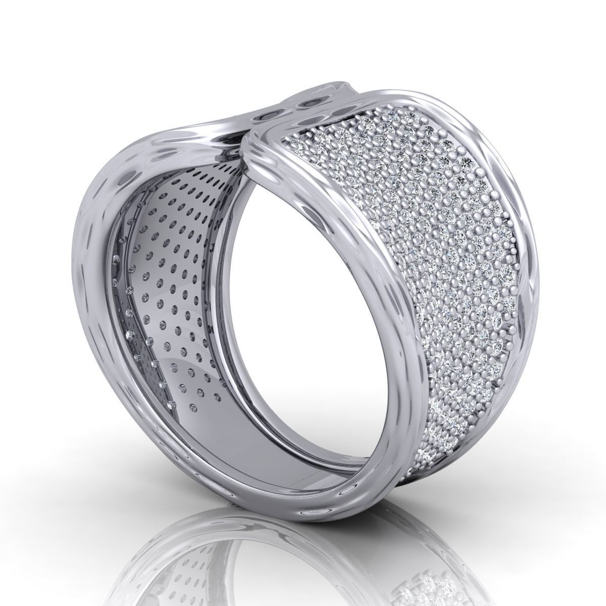 Heavy Mans Ring  3D print model_3