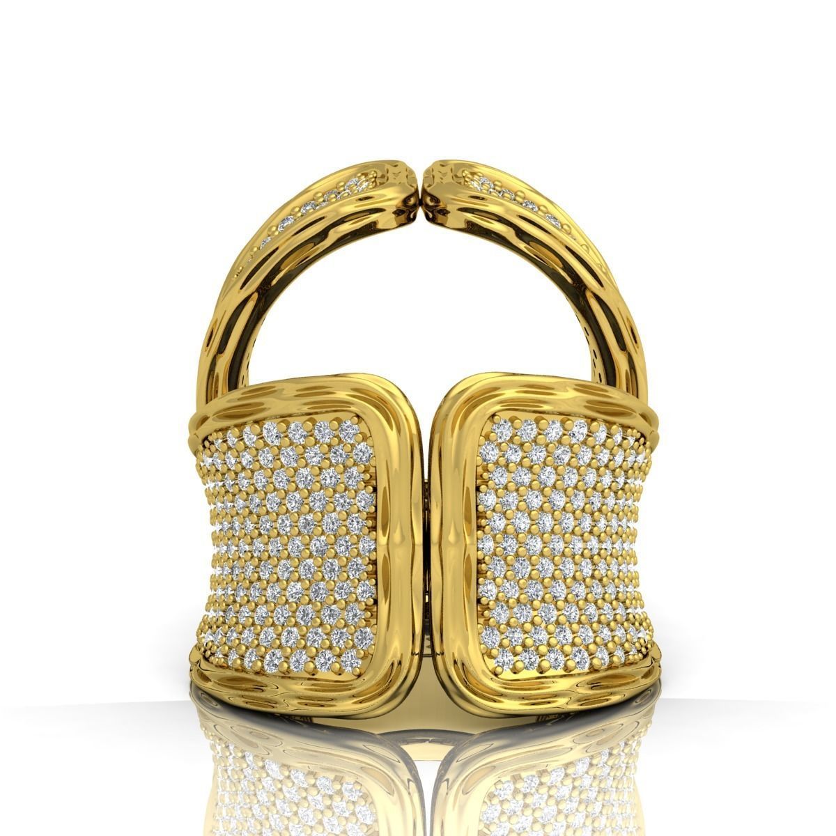 Heavy Mans Ring  3D print model_4