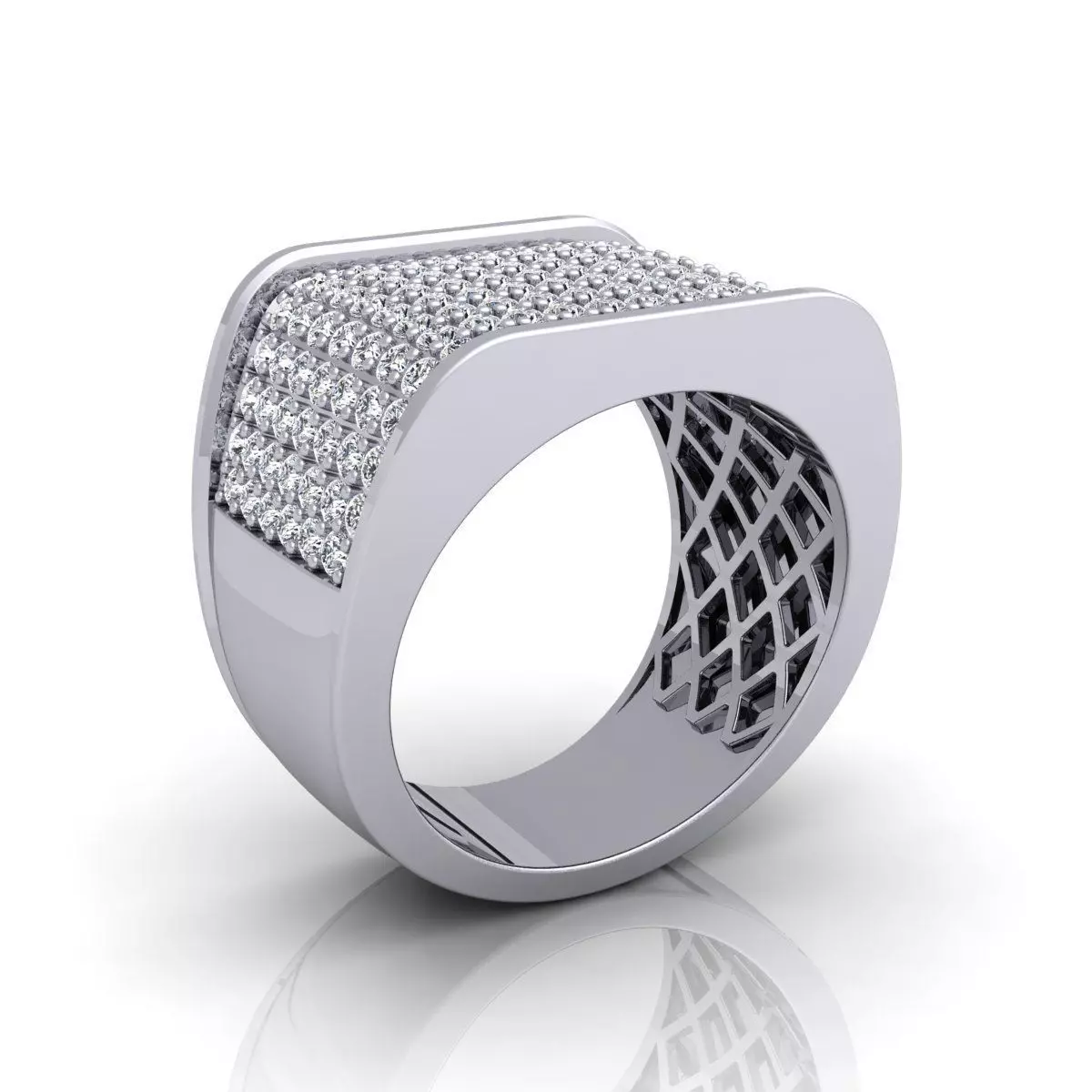 Fancy mans Ring 3D print model_0