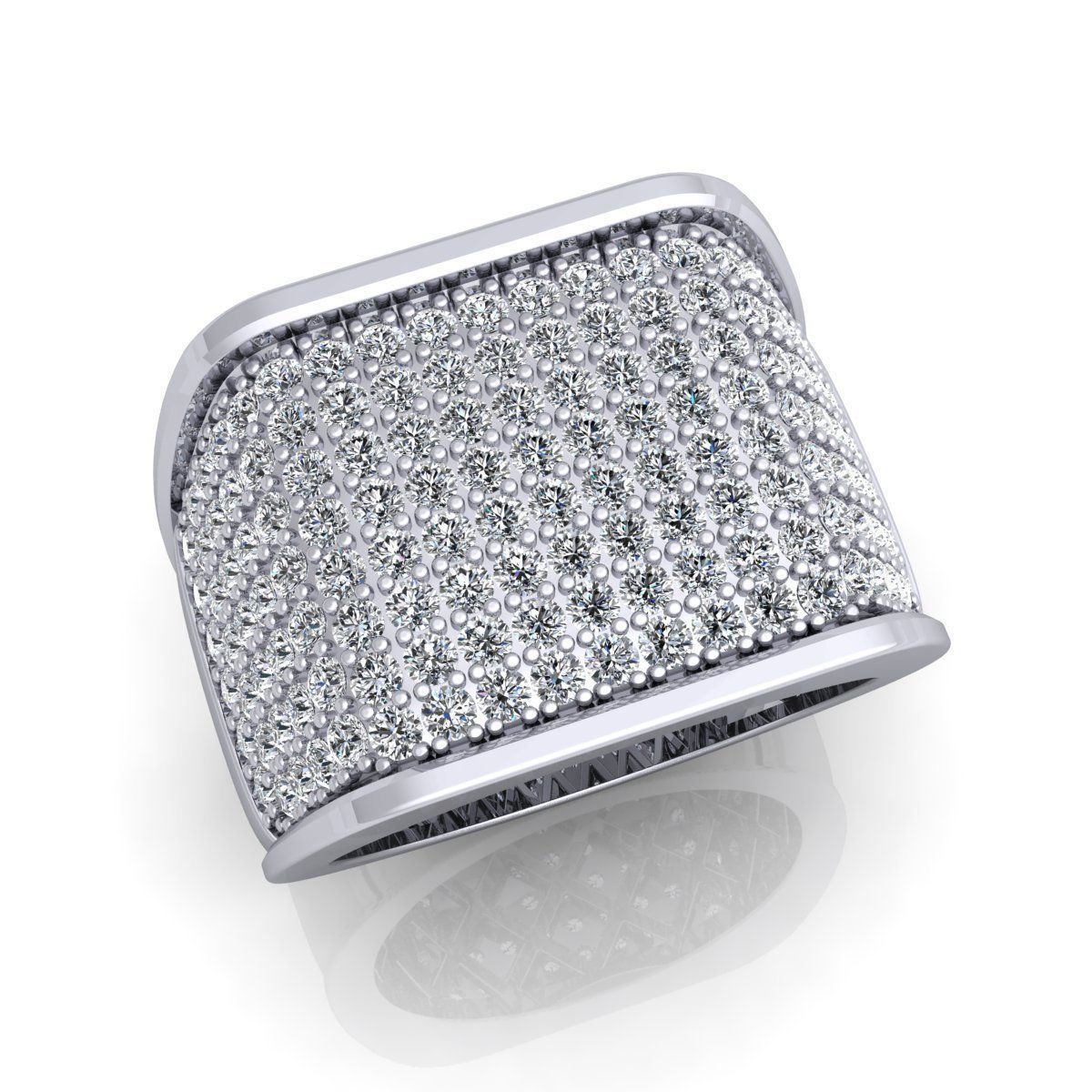 Fancy mans Ring 3D print model_9