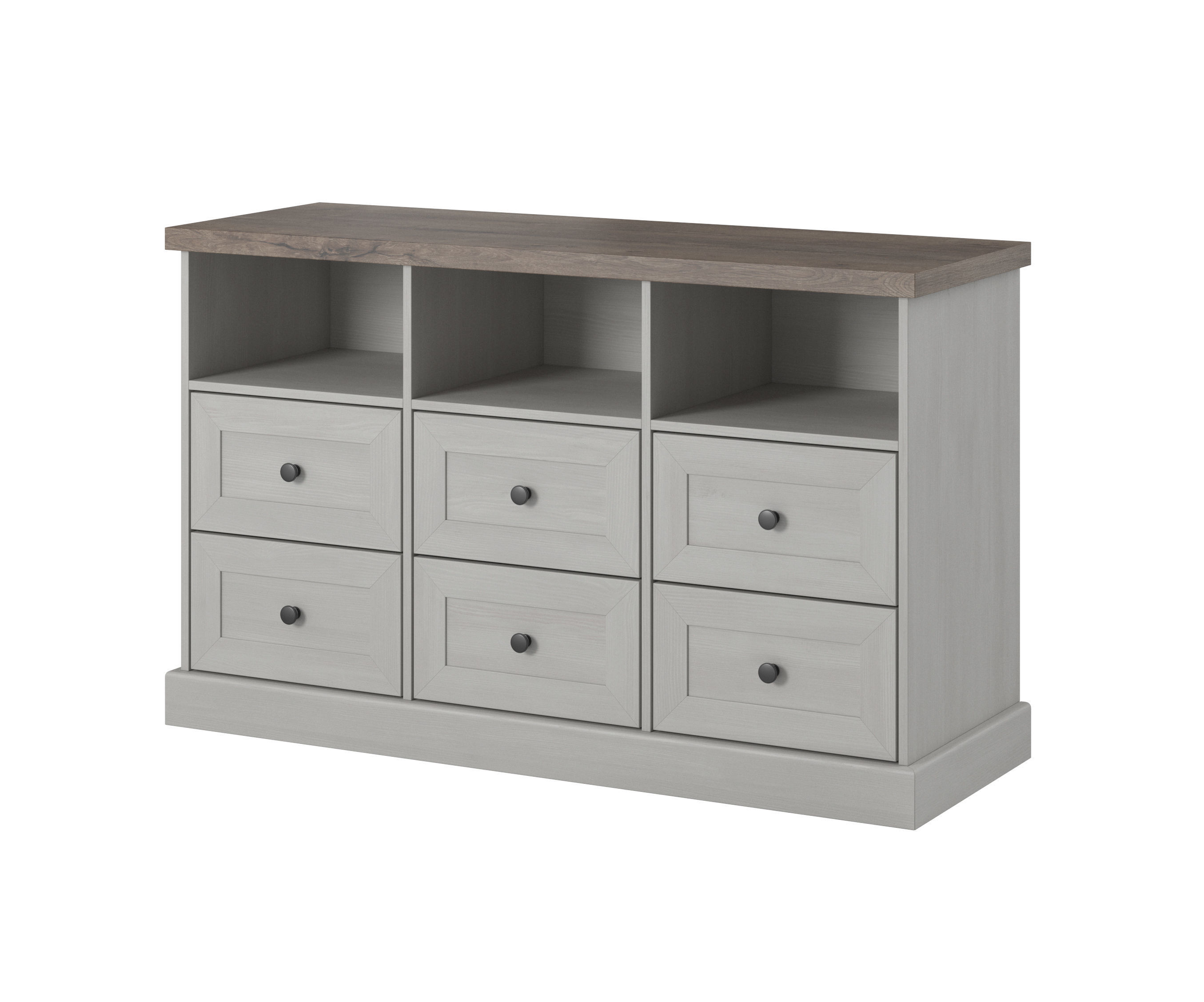 3D Furniture Collection in colonial style in white wood color _26