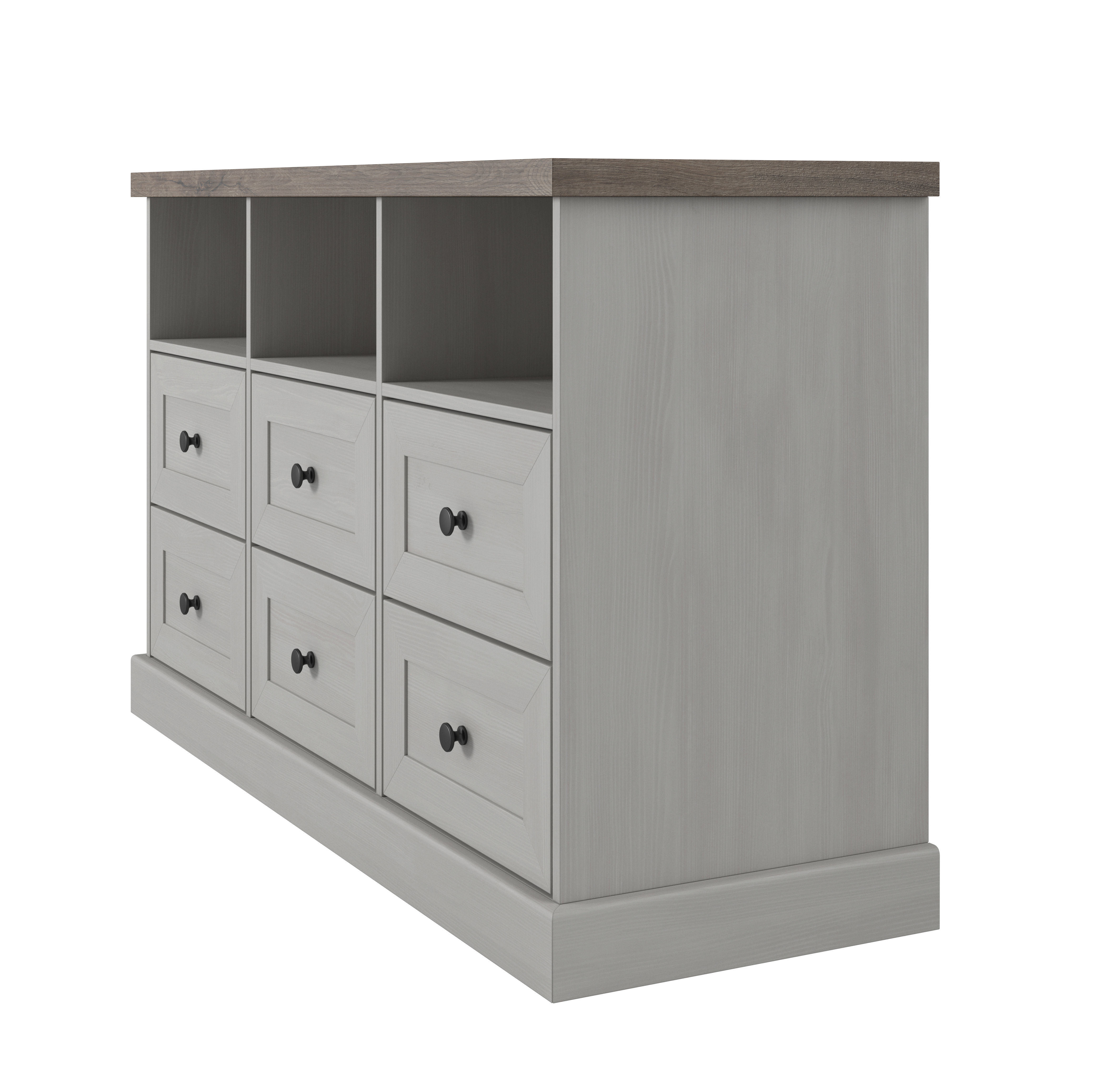 3D Furniture Collection in colonial style in white wood color _27