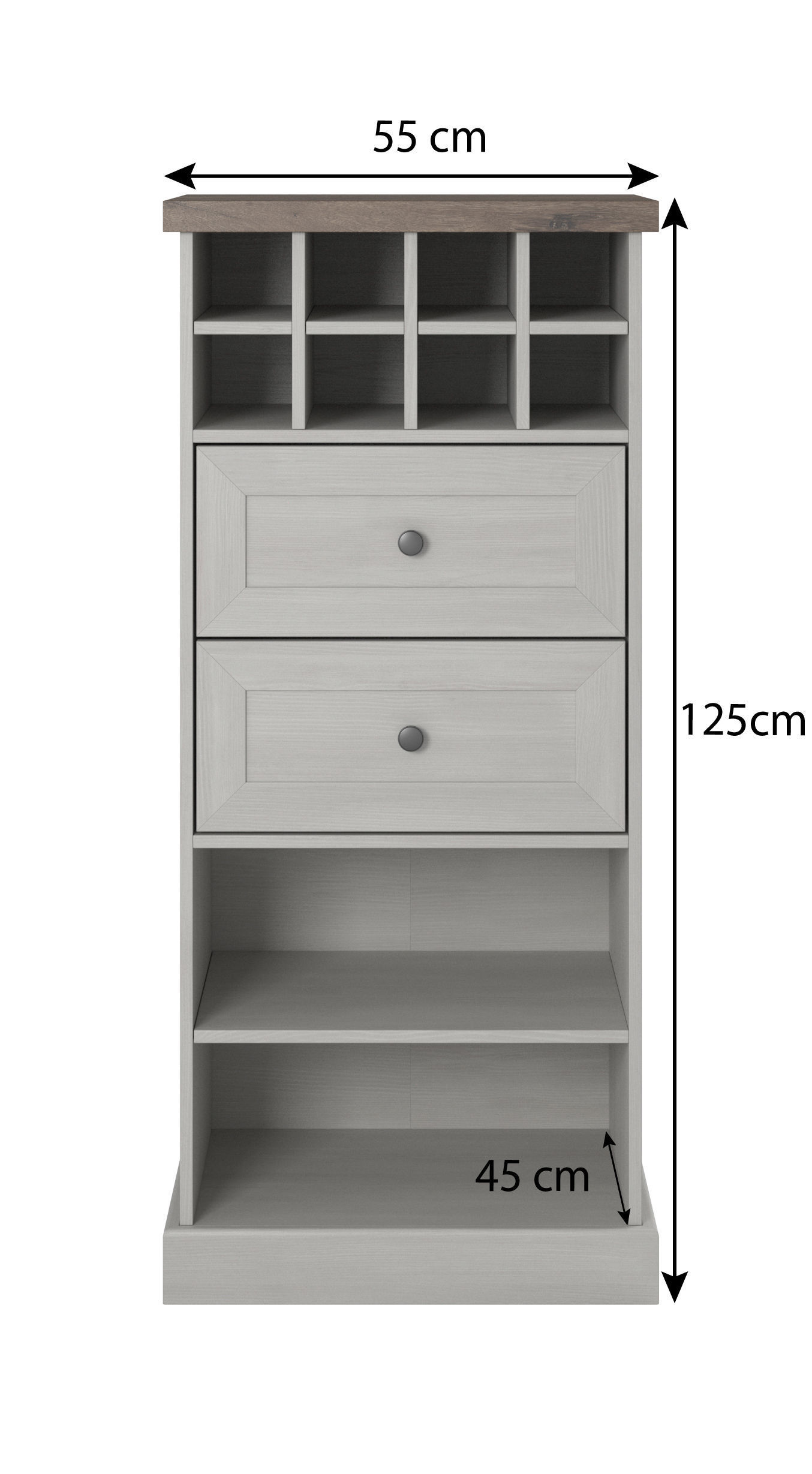 3D Furniture Collection in colonial style in white wood color _36