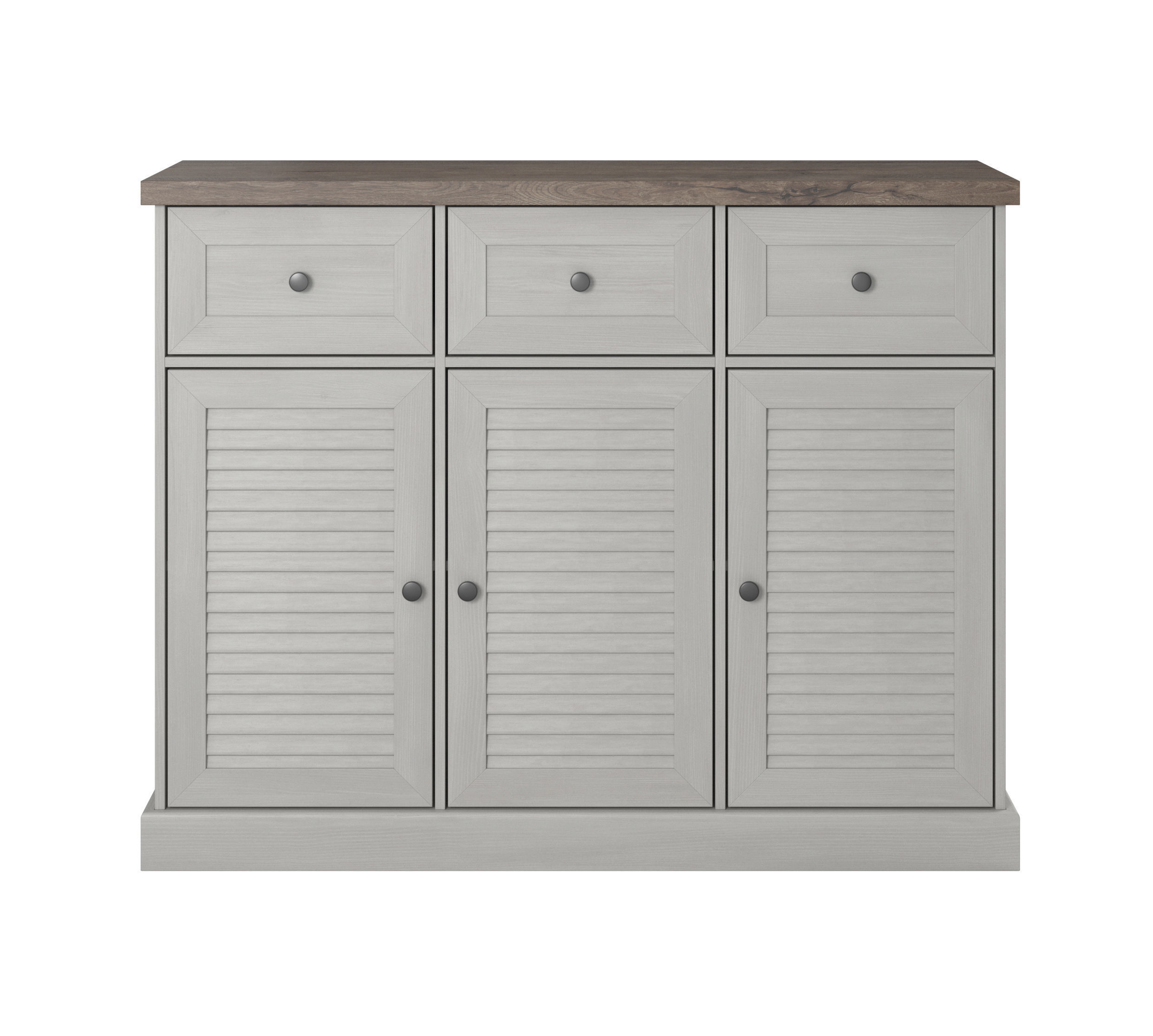 3D Furniture Collection in colonial style in white wood color _28