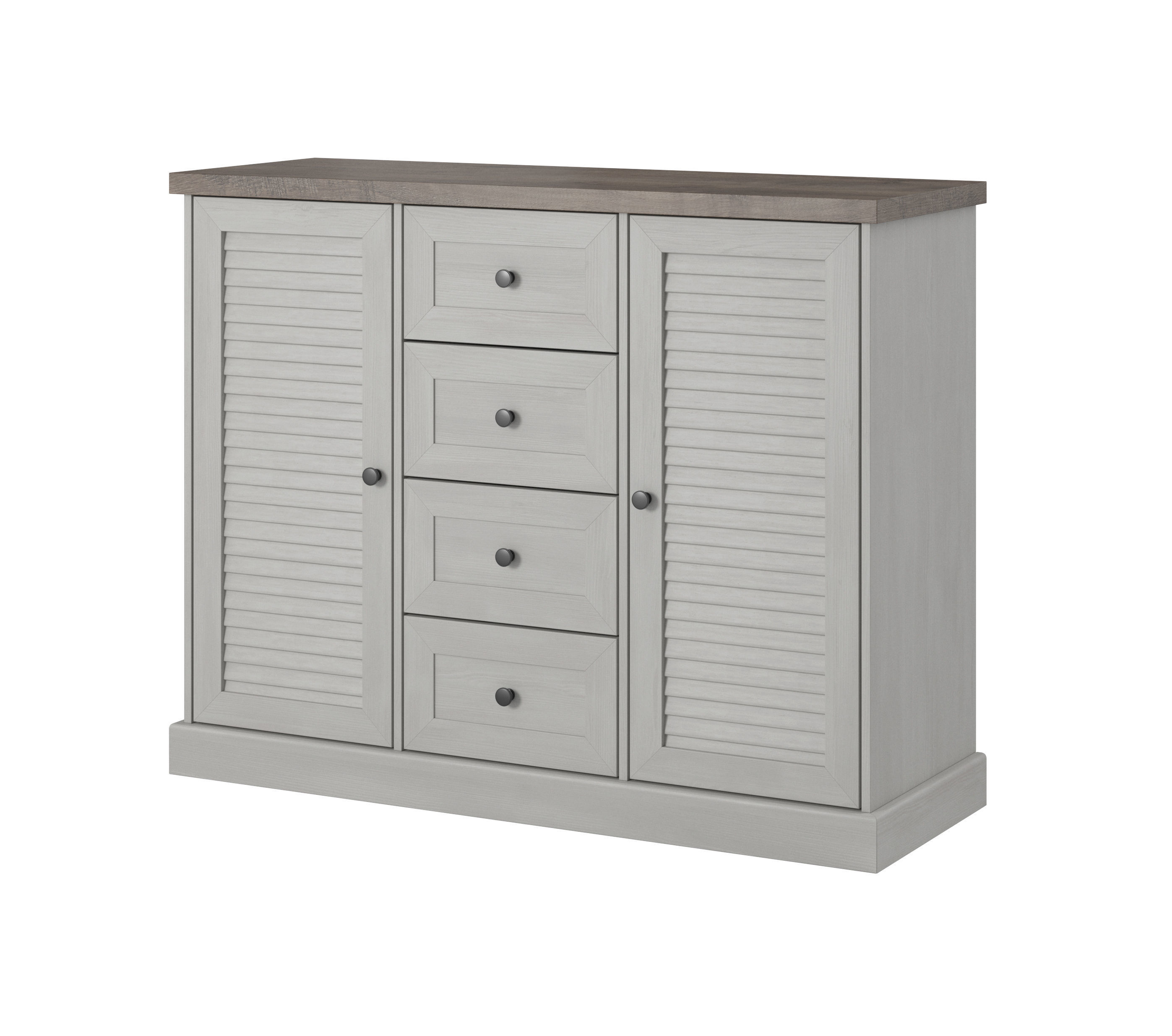 3D Furniture Collection in colonial style in white wood color _17