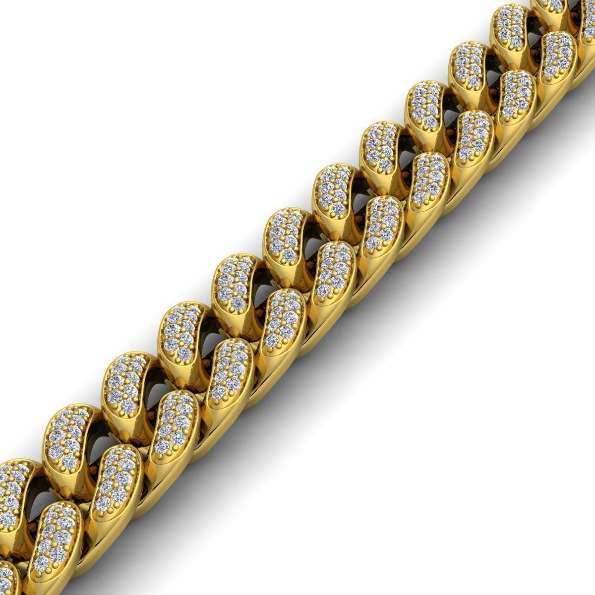 Diamond Breslete With Lock 3D print model_10