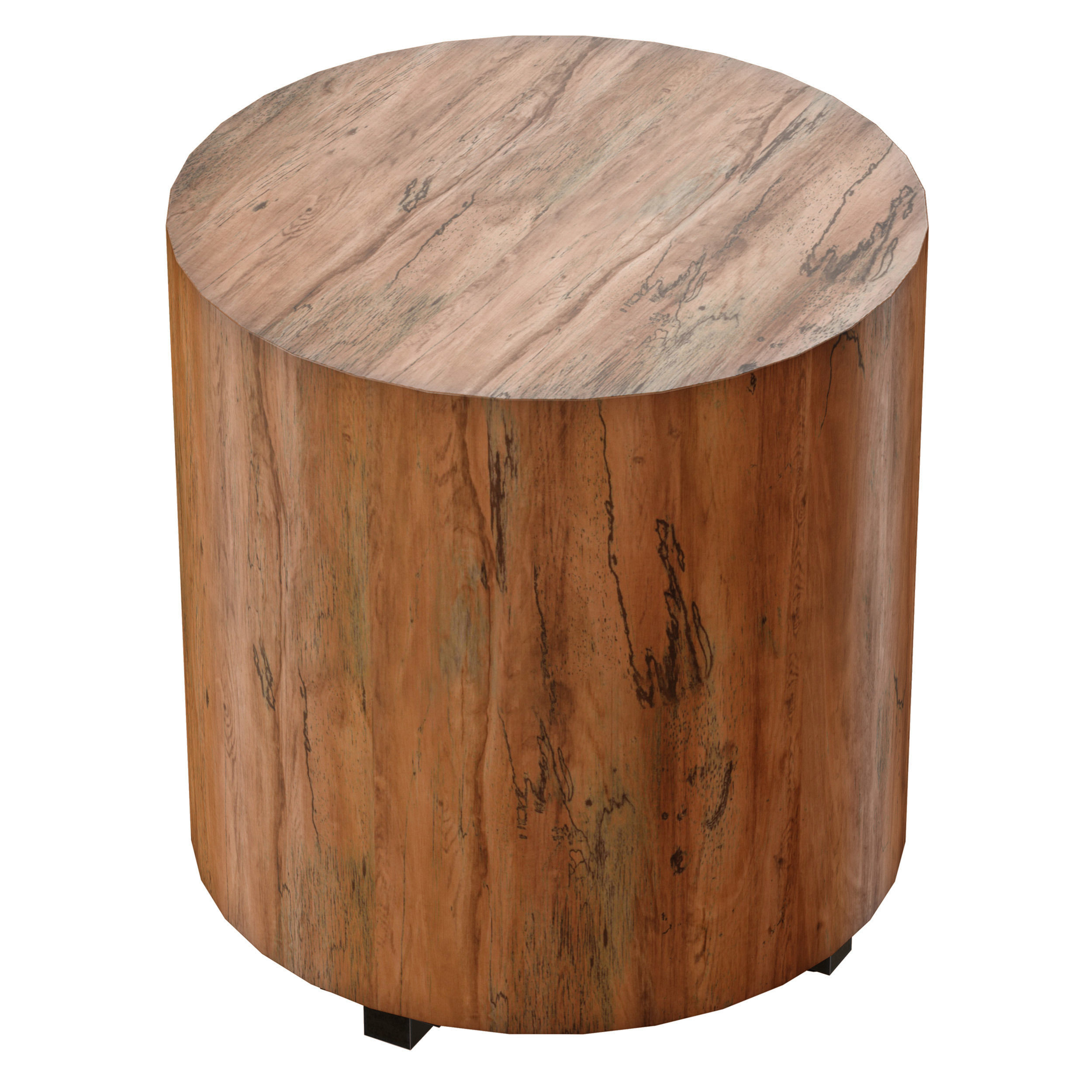Dillon Natural Yukas End Table Crate and Barrel 3D model_8