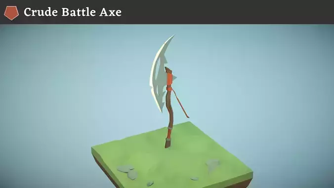 Crude Battle Axe