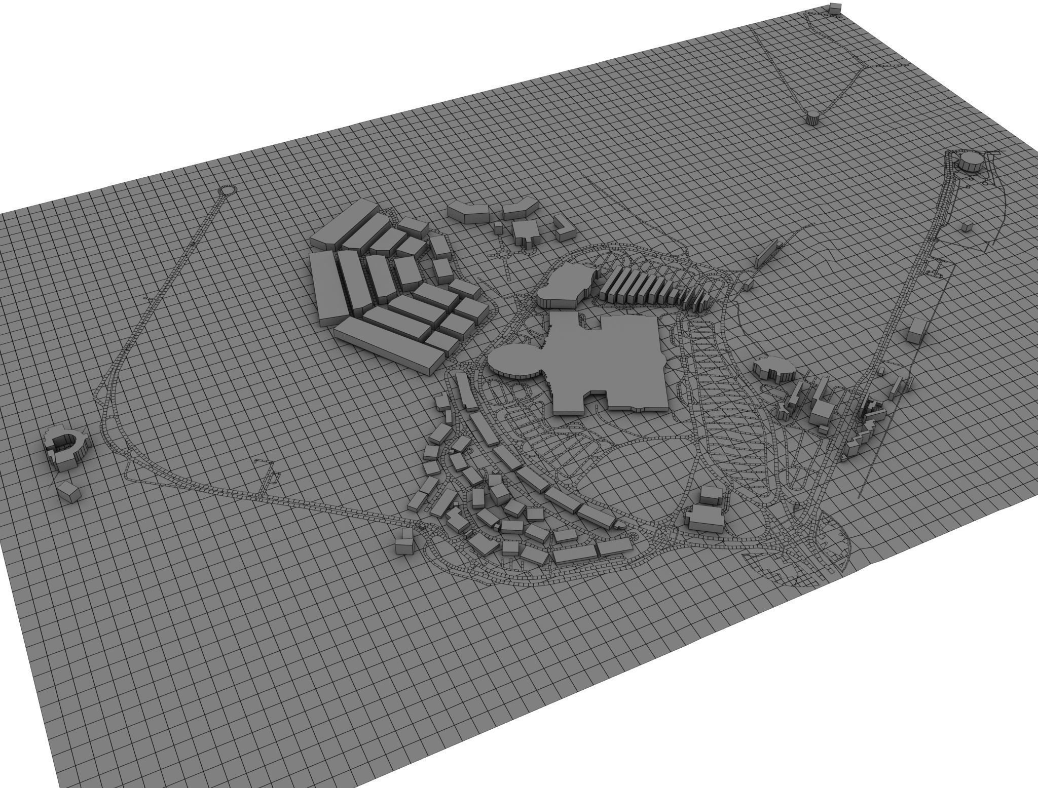 AL Marina Island Abu Dhabi 3D model_8