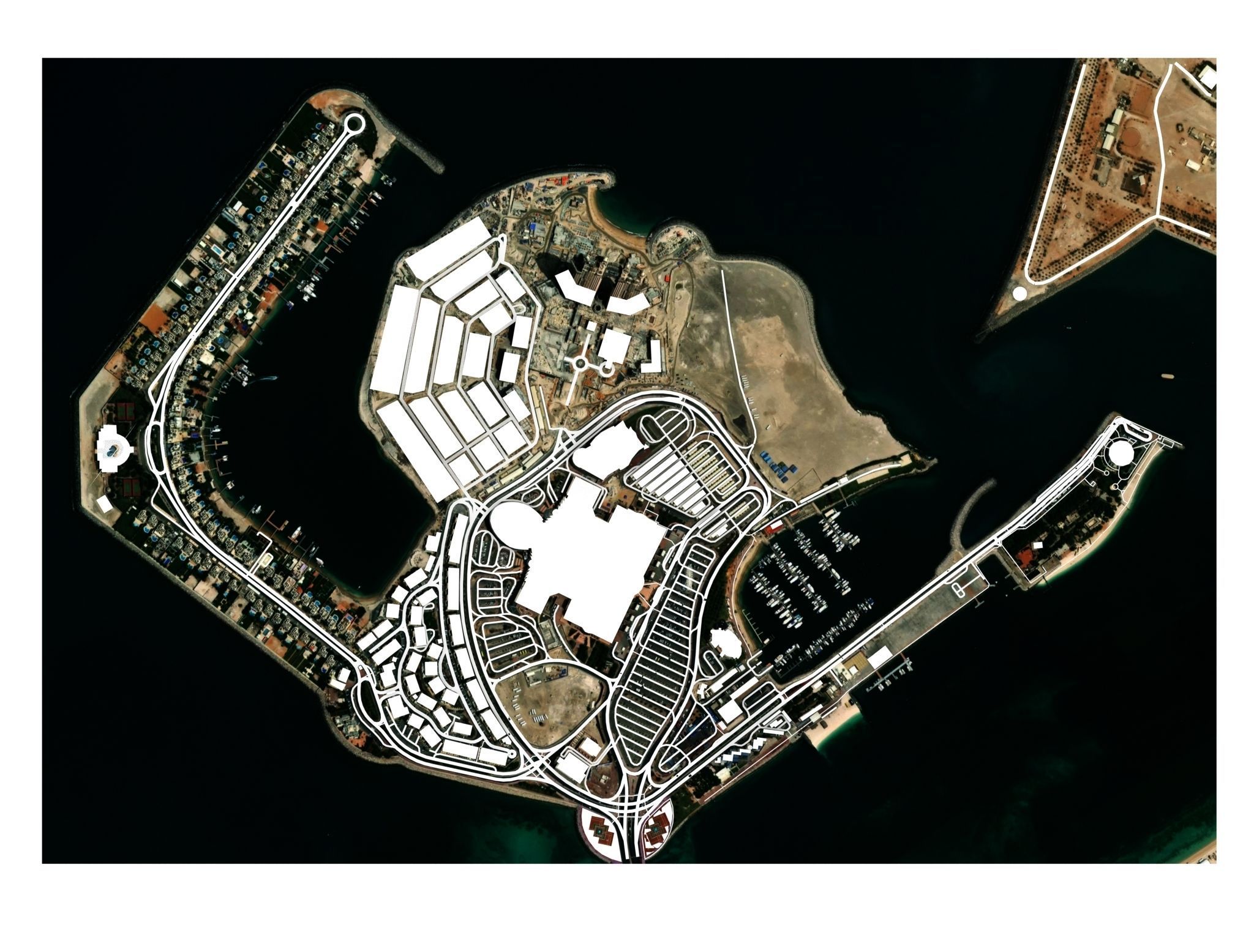 AL Marina Island Abu Dhabi 3D model_5