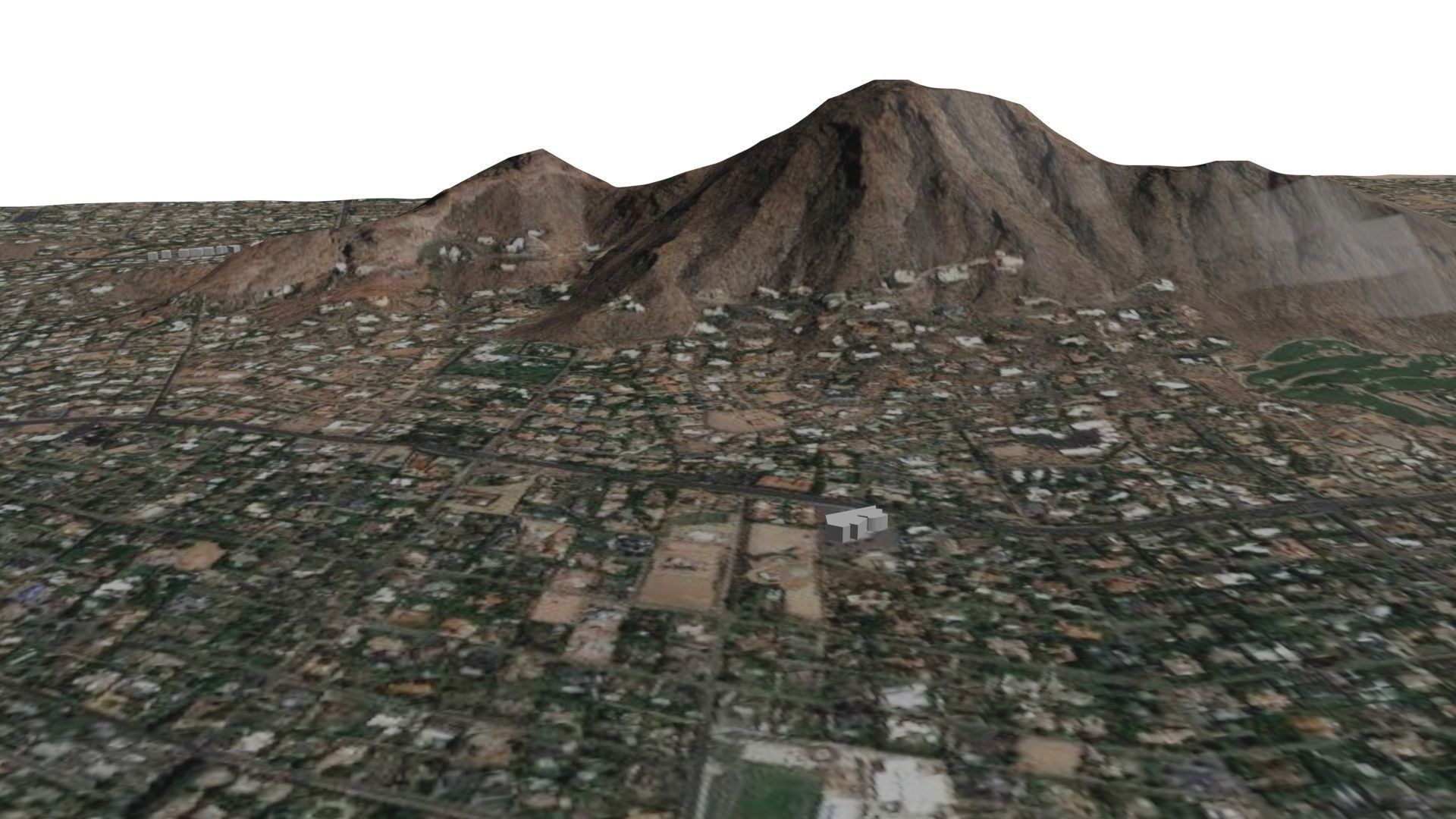 Camelback Mountain 3D model_1