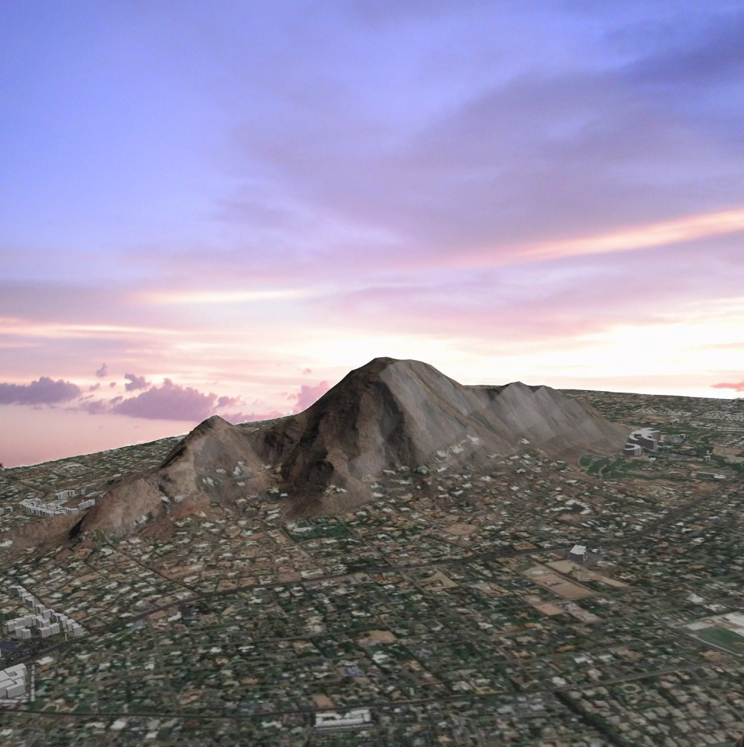 Camelback Mountain 3D model_0