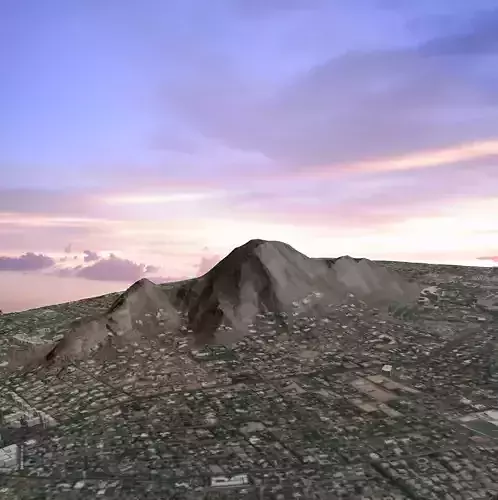 Camelback Mountain 3D model