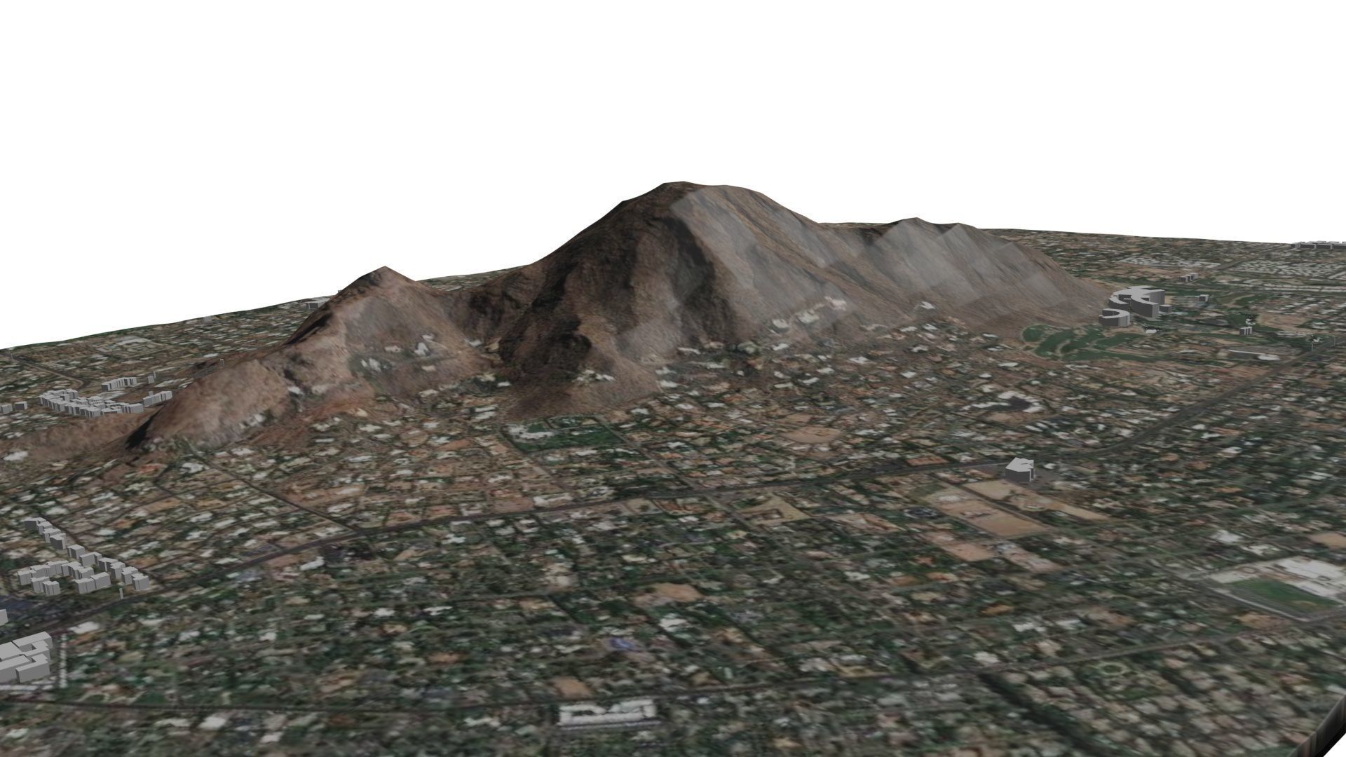 Camelback Mountain 3D model_3
