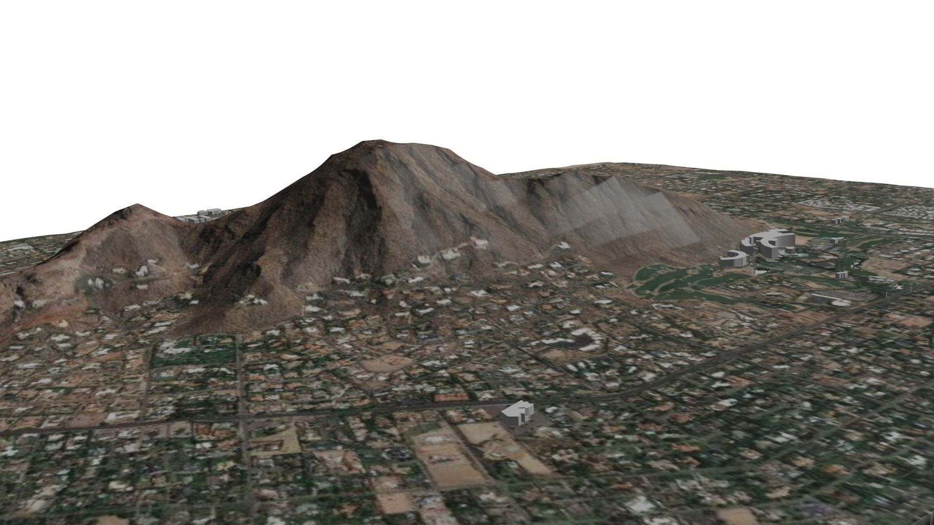 Camelback Mountain 3D model_2