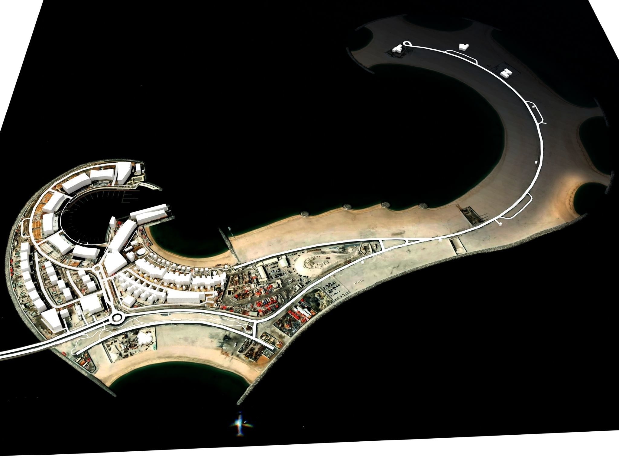 Jumeirah Island 2 Dubai 3D model_2