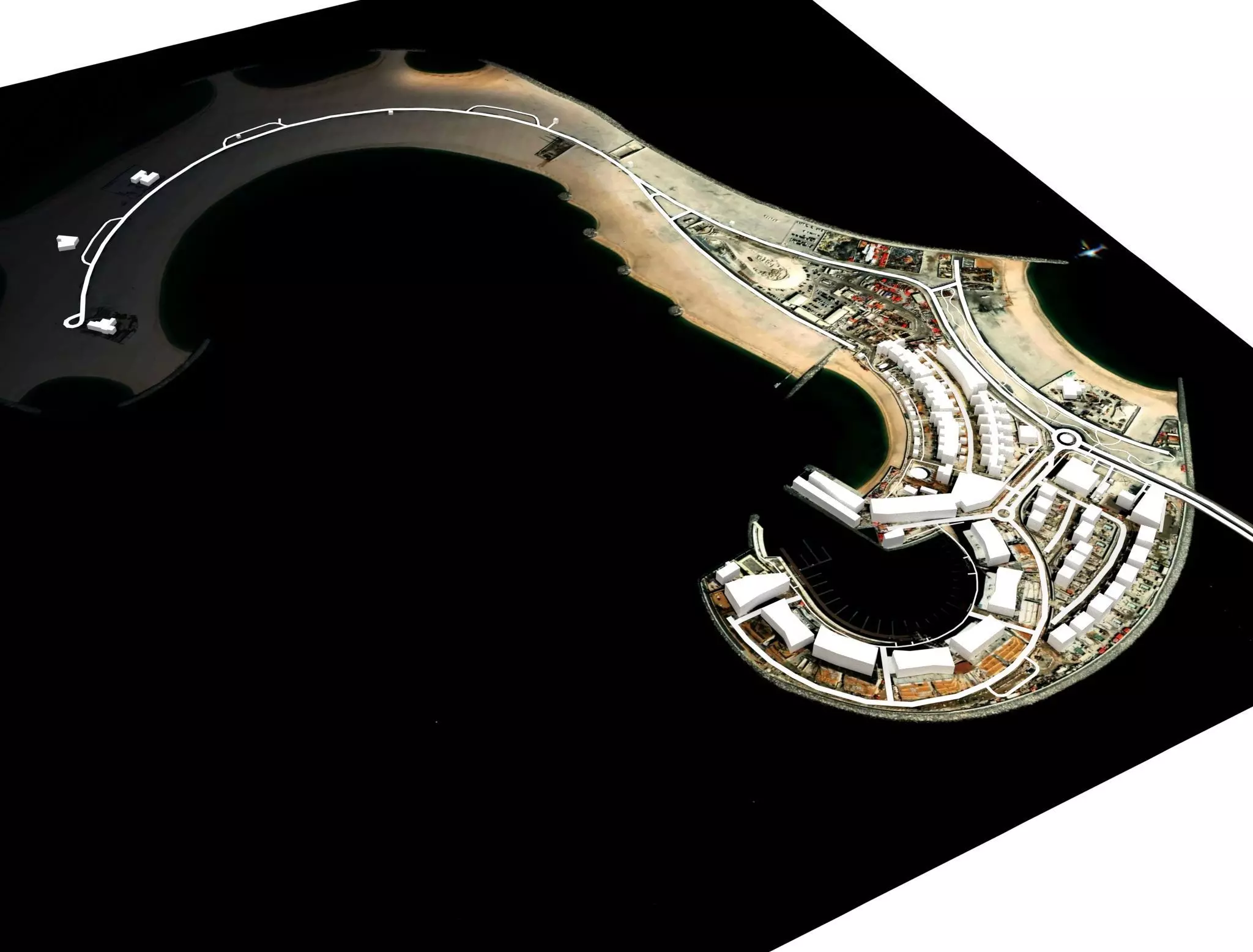 Jumeirah Island 2 Dubai 3D model_0