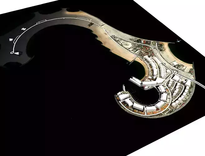 Jumeirah Island 2 Dubai 3D model