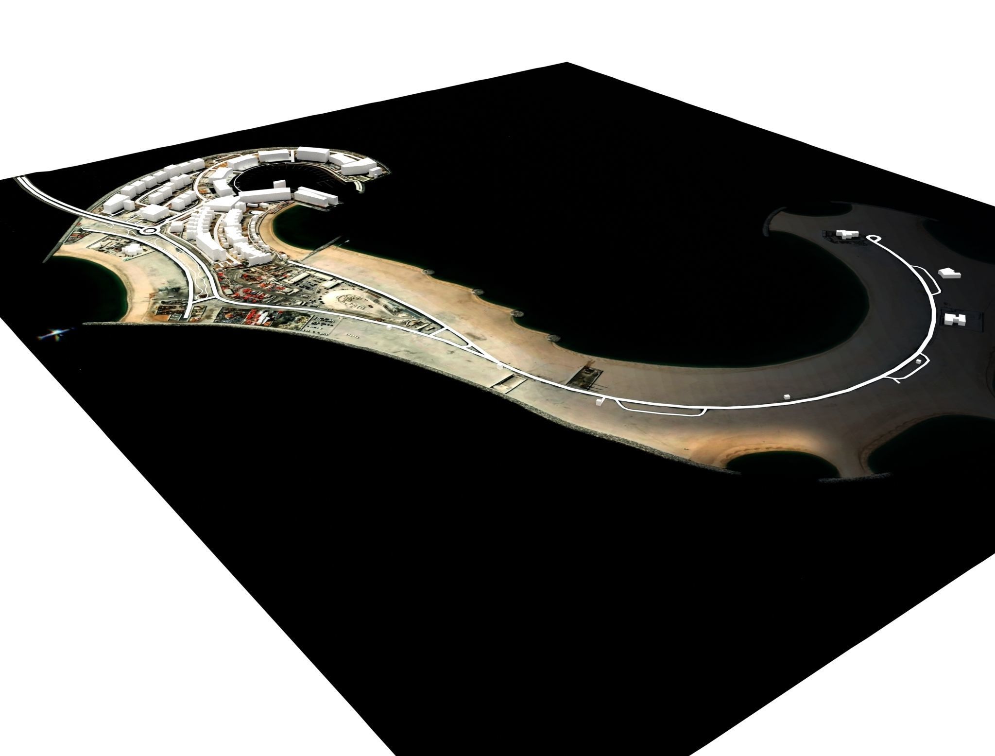 Jumeirah Island 2 Dubai 3D model_3