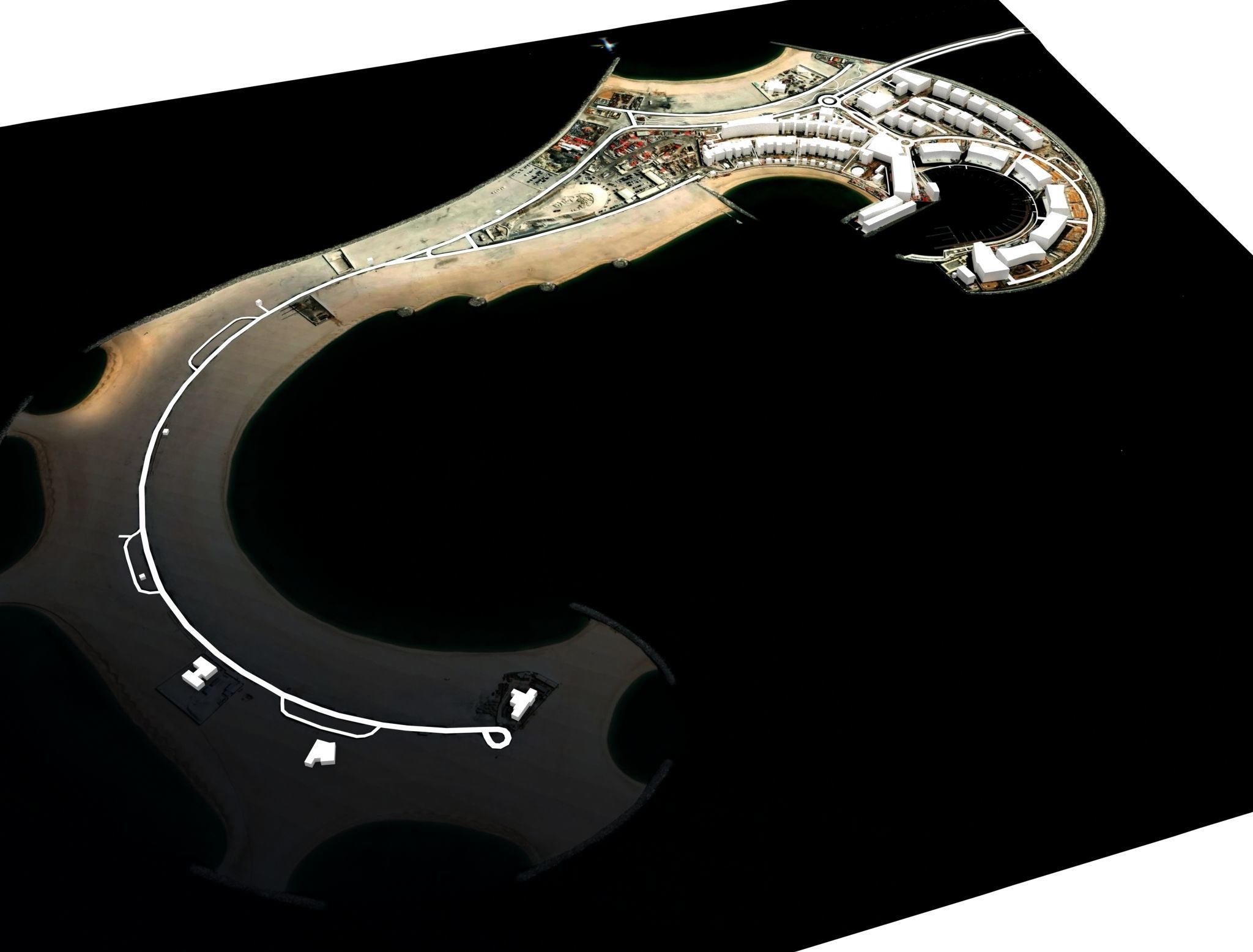 Jumeirah Island 2 Dubai 3D model_4