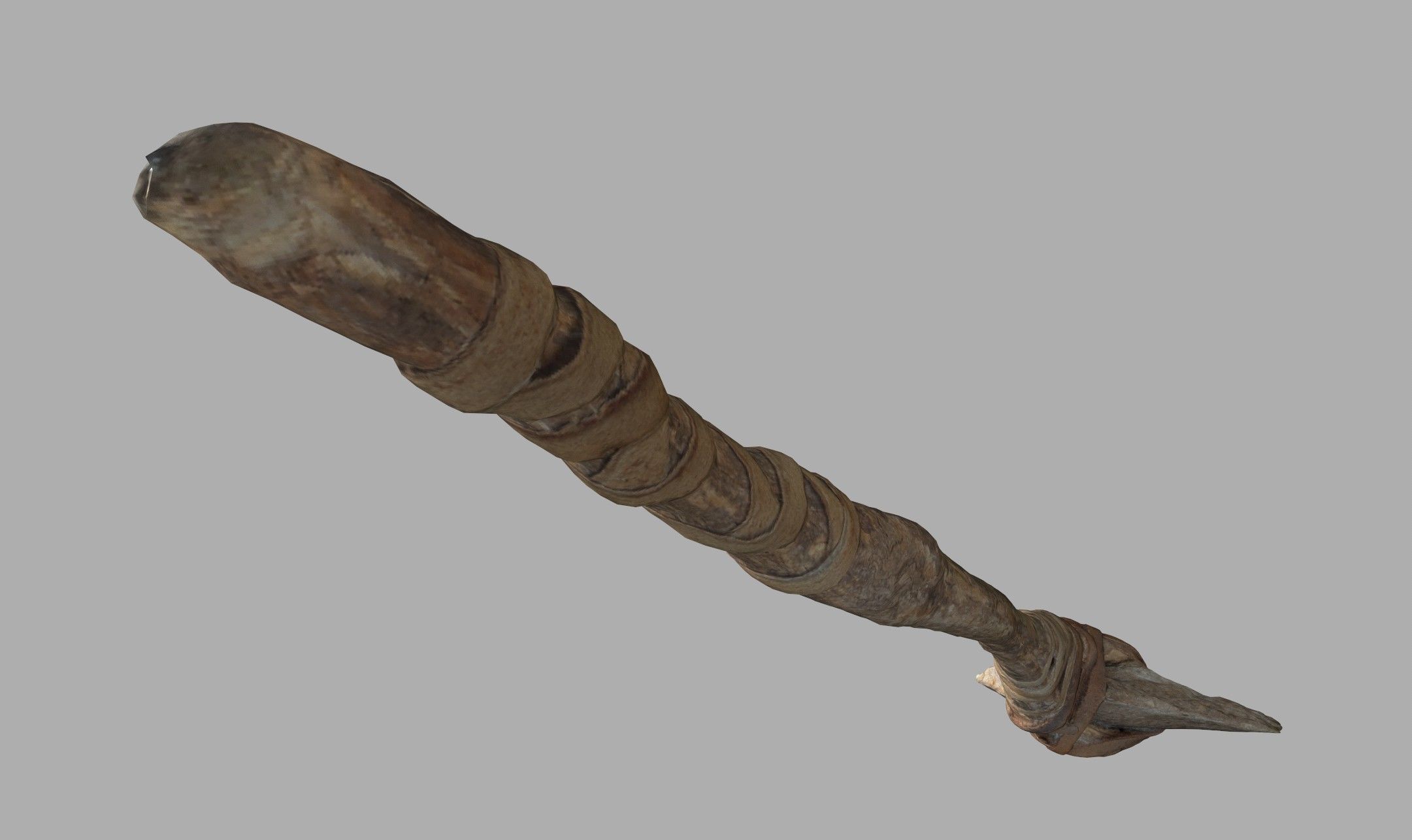  3D Real Primitive Axe Stone Low-poly 3D model_9