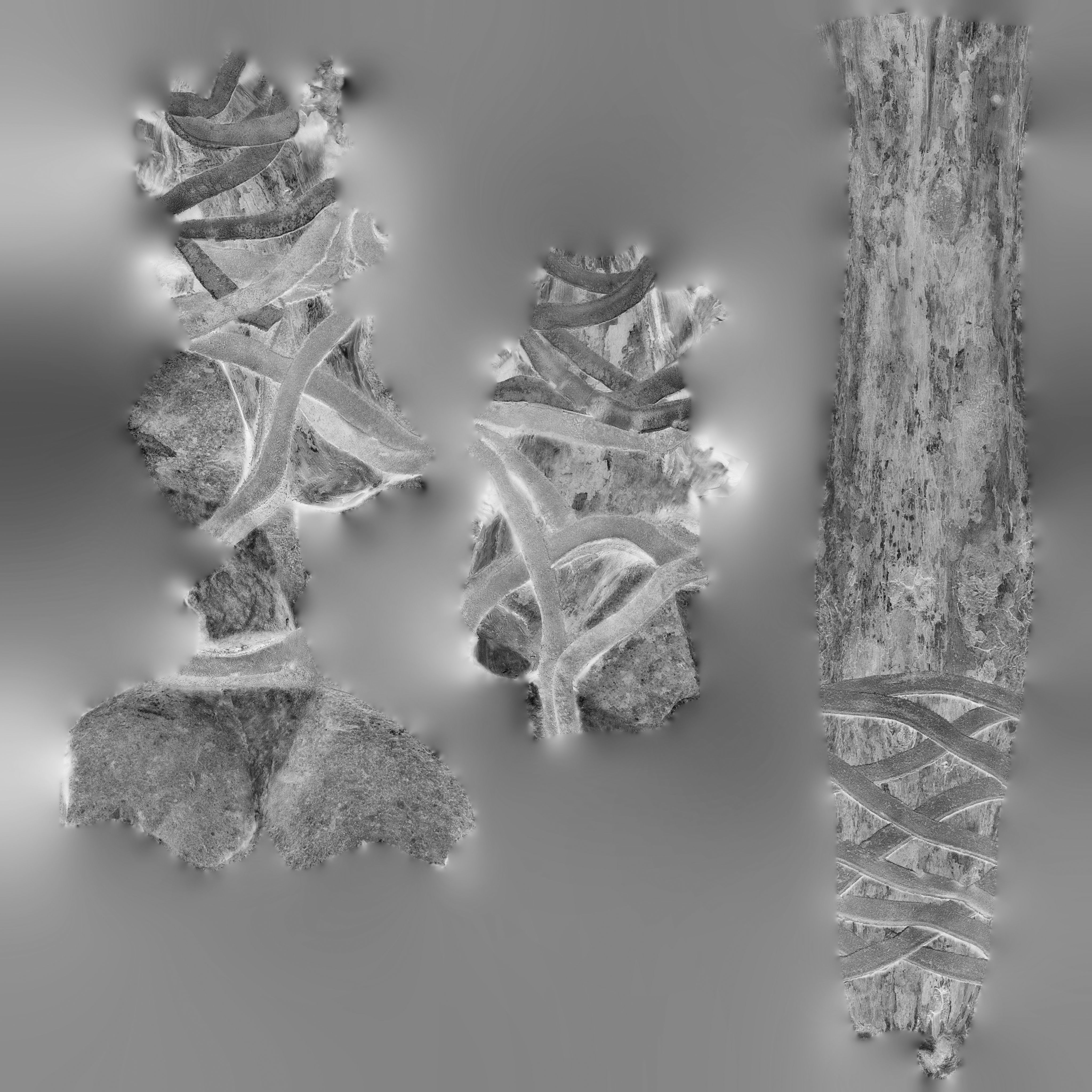  3D Real Primitive Axe Stone Low-poly 3D model_3