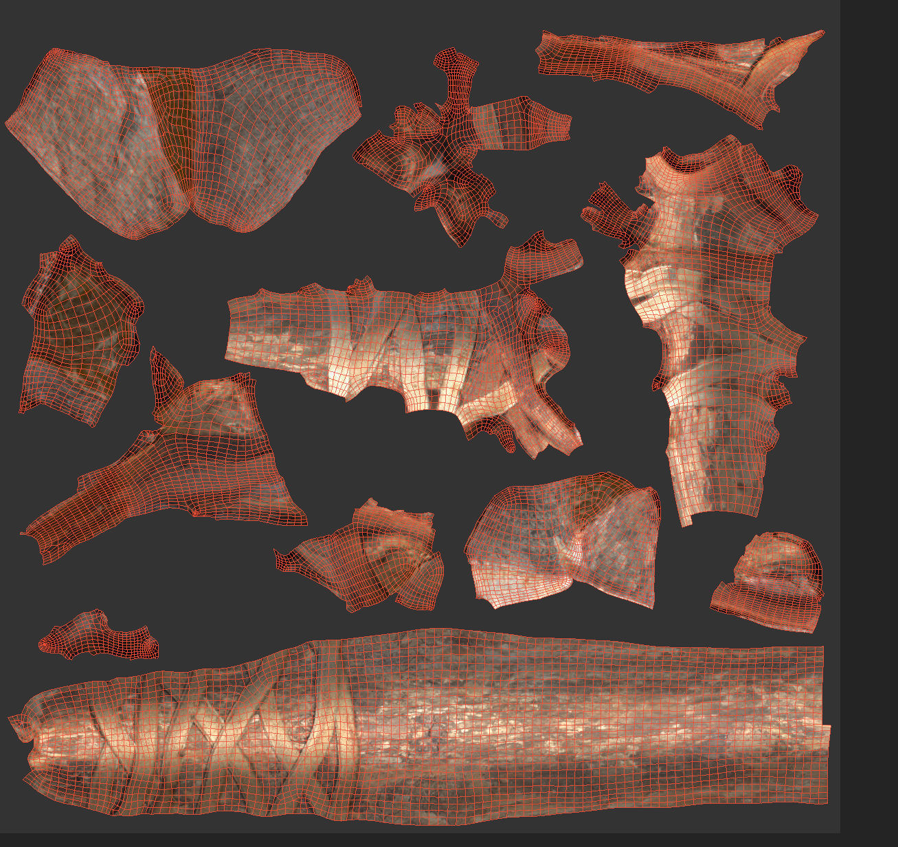  3D Real Primitive Axe Stone Low-poly 3D model_30