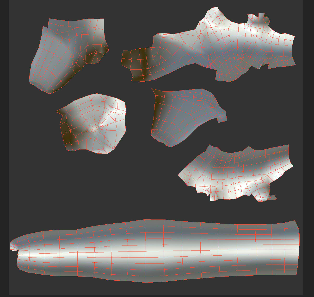  3D Real Primitive Axe Stone Low-poly 3D model_28