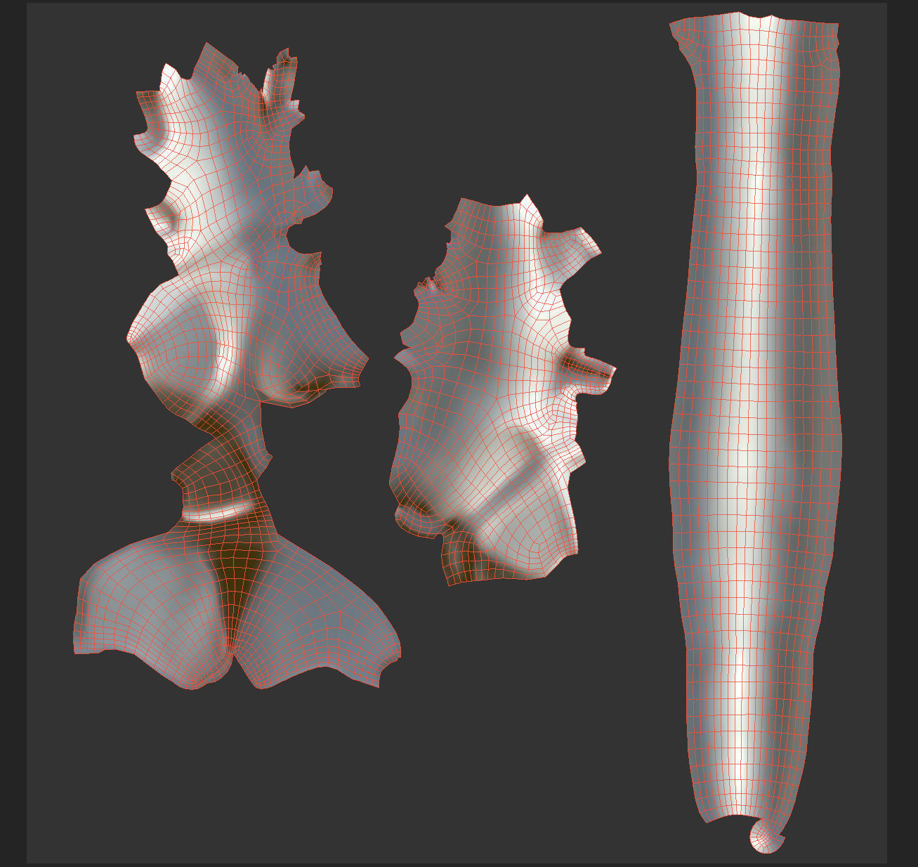  3D Real Primitive Axe Stone Low-poly 3D model_29