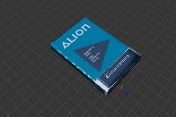 Cement Bag 3D print model_1