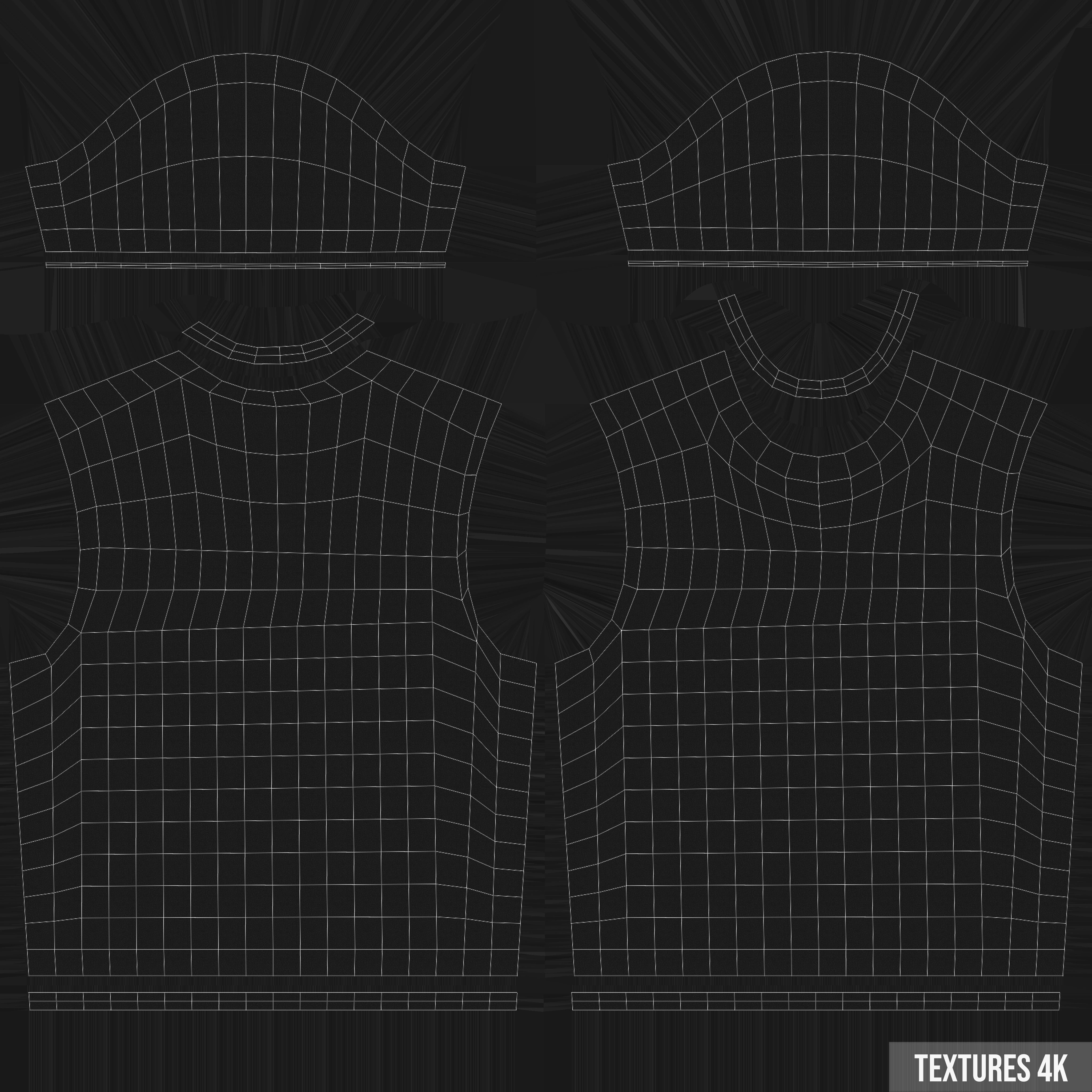 T-Shirt Low-poly 3D model_28