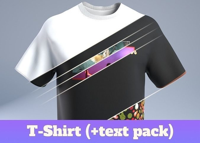 T-Shirt Low-poly 3D model