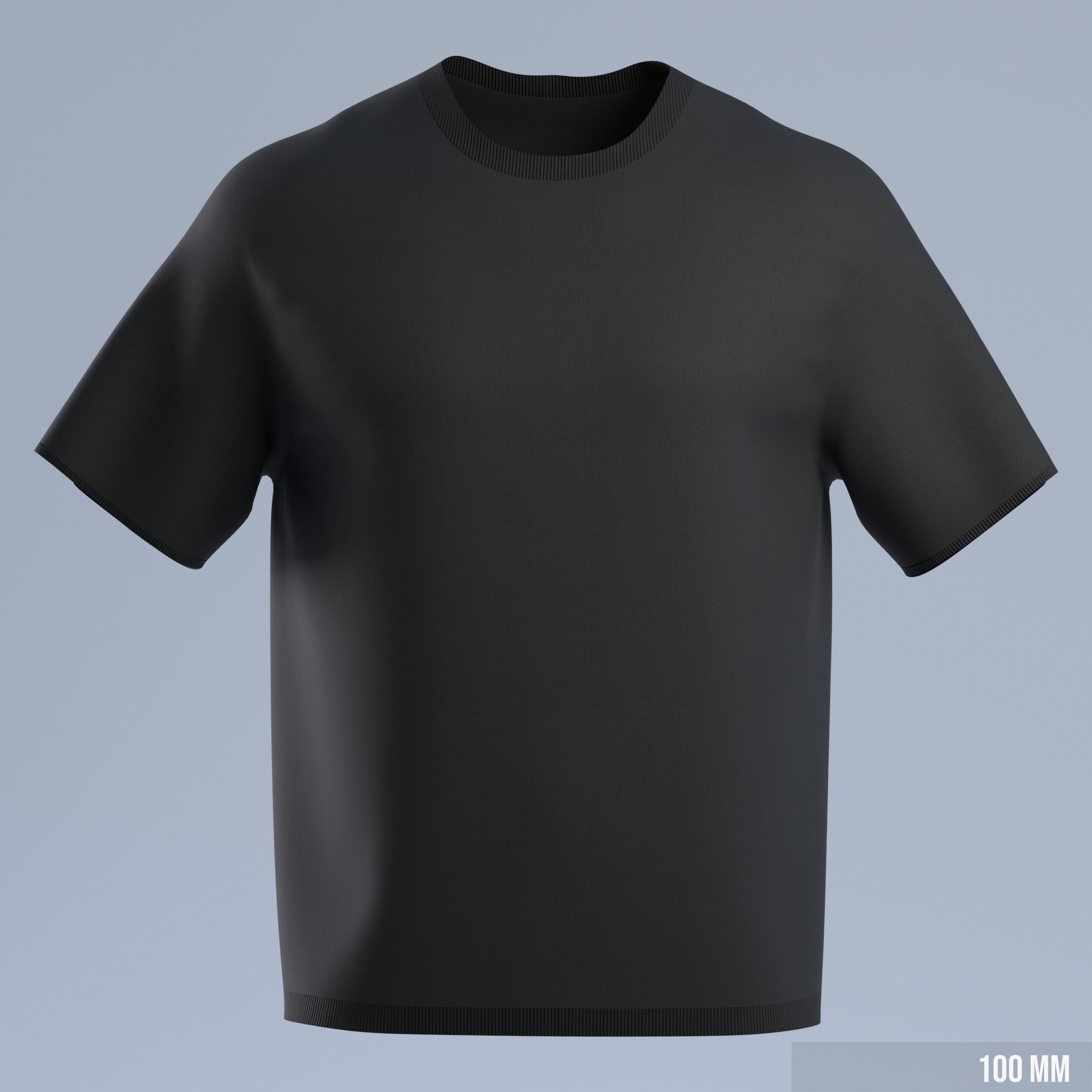 T-Shirt Low-poly 3D model_7