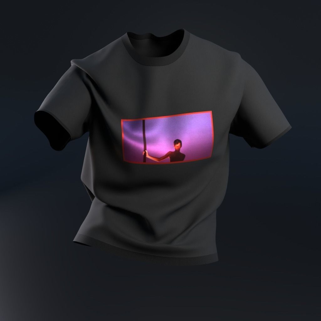 T-Shirt Low-poly 3D model_20
