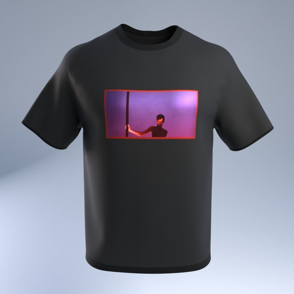 T-Shirt Low-poly 3D model_19