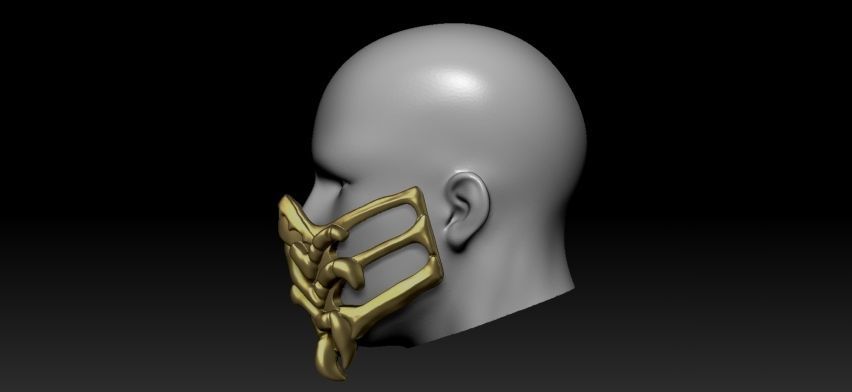 Scorpion Mask 3D print model_8