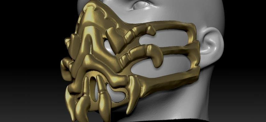 Scorpion Mask 3D print model_9