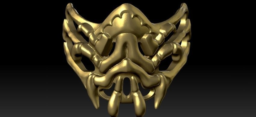 Scorpion Mask 3D print model_12